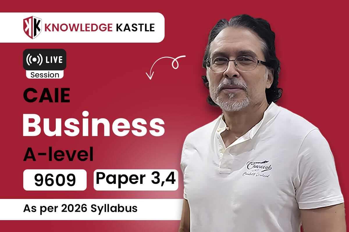 Live Session 📺 : ALevel – Business 9609