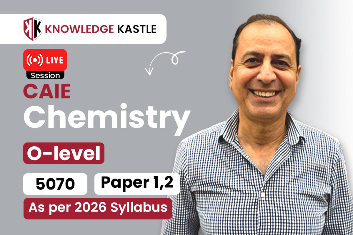 Live Session 📺 : OLevel – Chemistry 5070