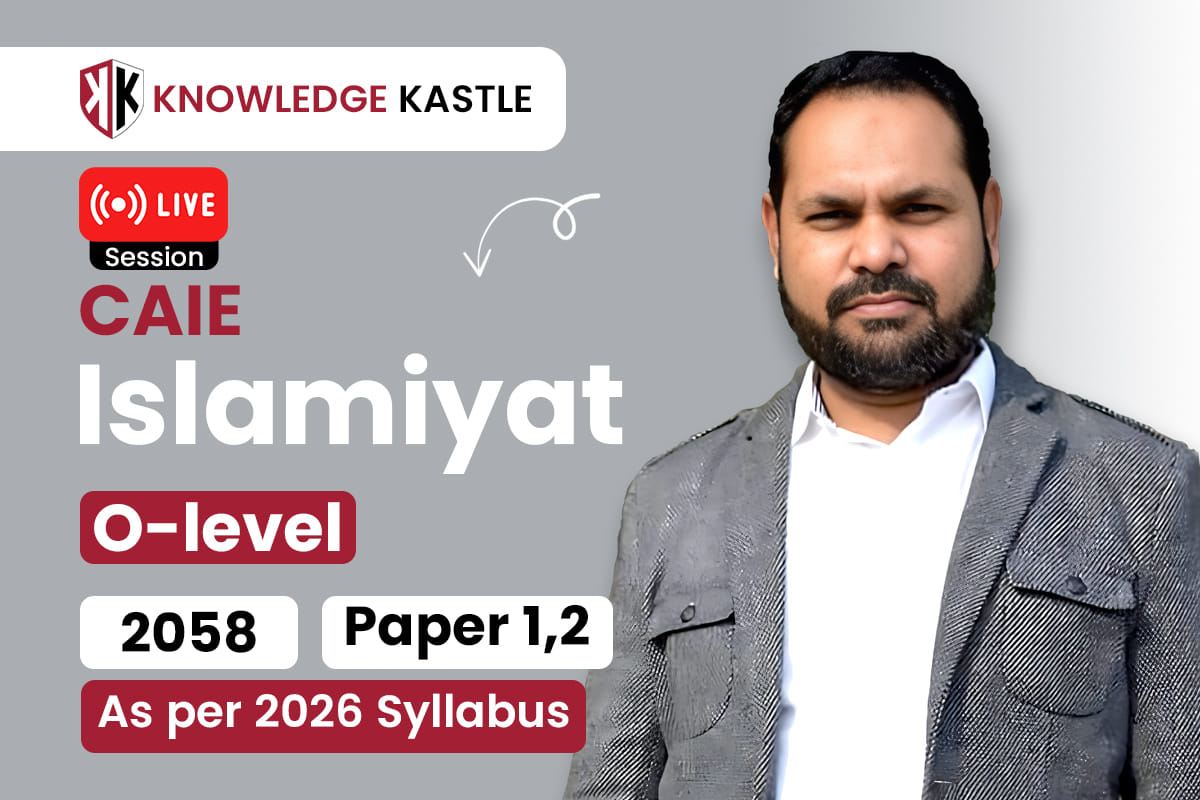 Live Session 📺 : OLevel – Islamiyat 2058