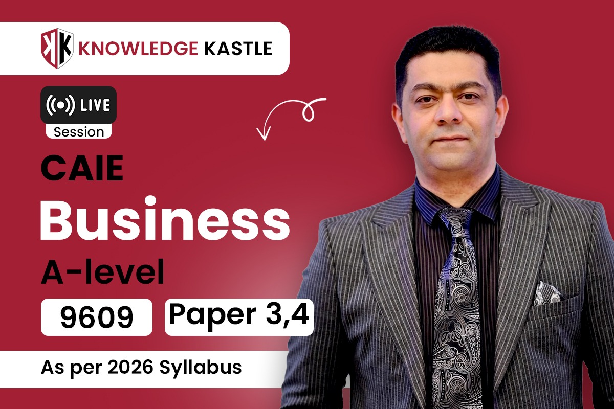 Live Session 📺 : ALevel – Business 9609