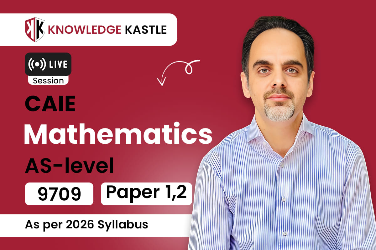 Live Session 📺 : AsLevel – Mathematics 9709