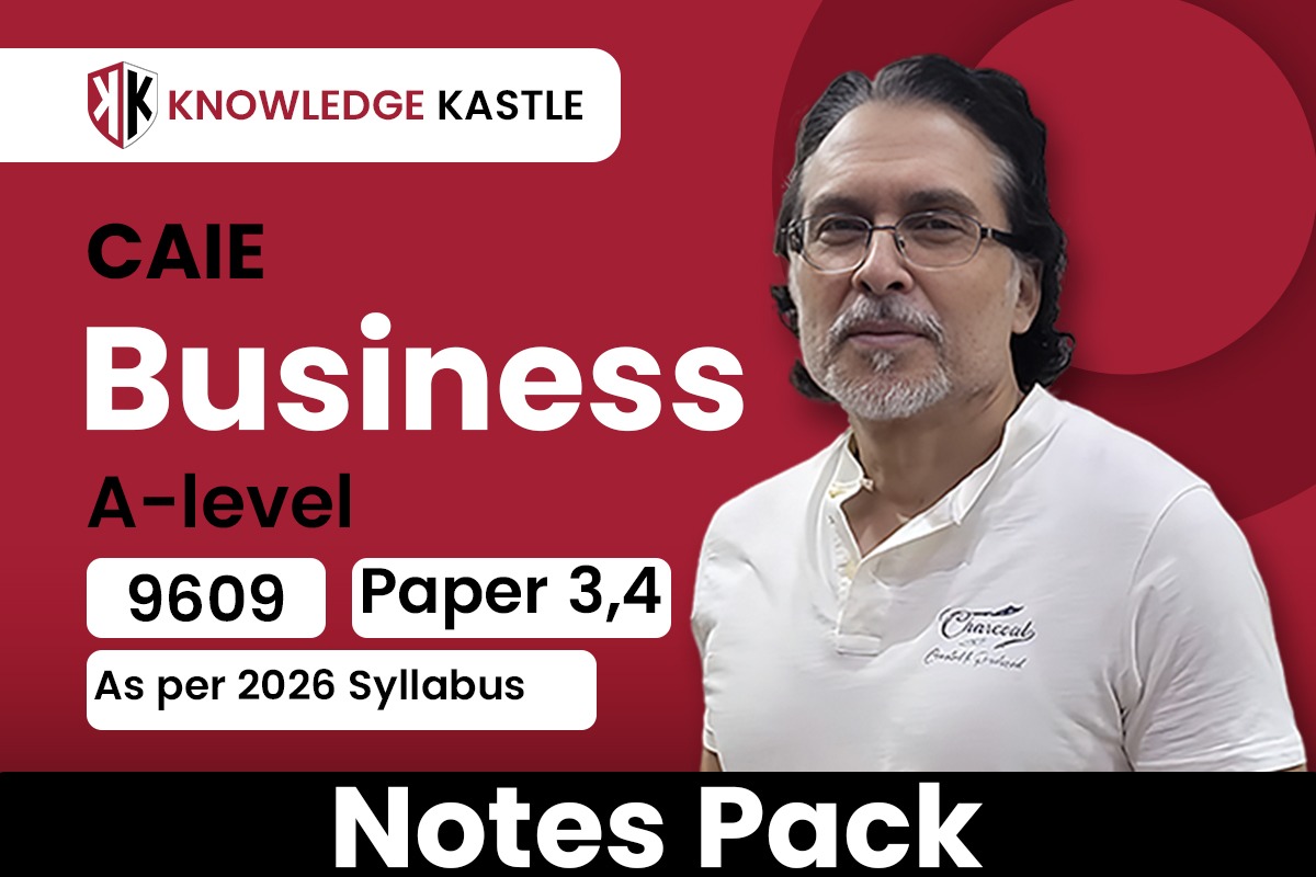 BUSINESS 9609 : A-LEVEL : Notes Pack