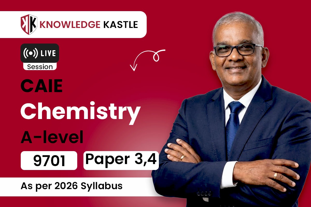 John T. Gnanansan A-Level Chemistry Live Session