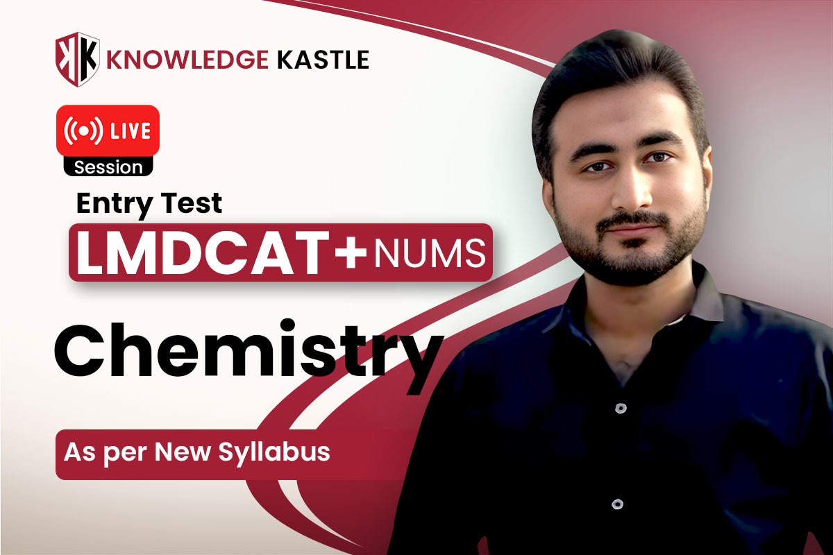 Umer Raza LMDCAT Chemistry Live Session