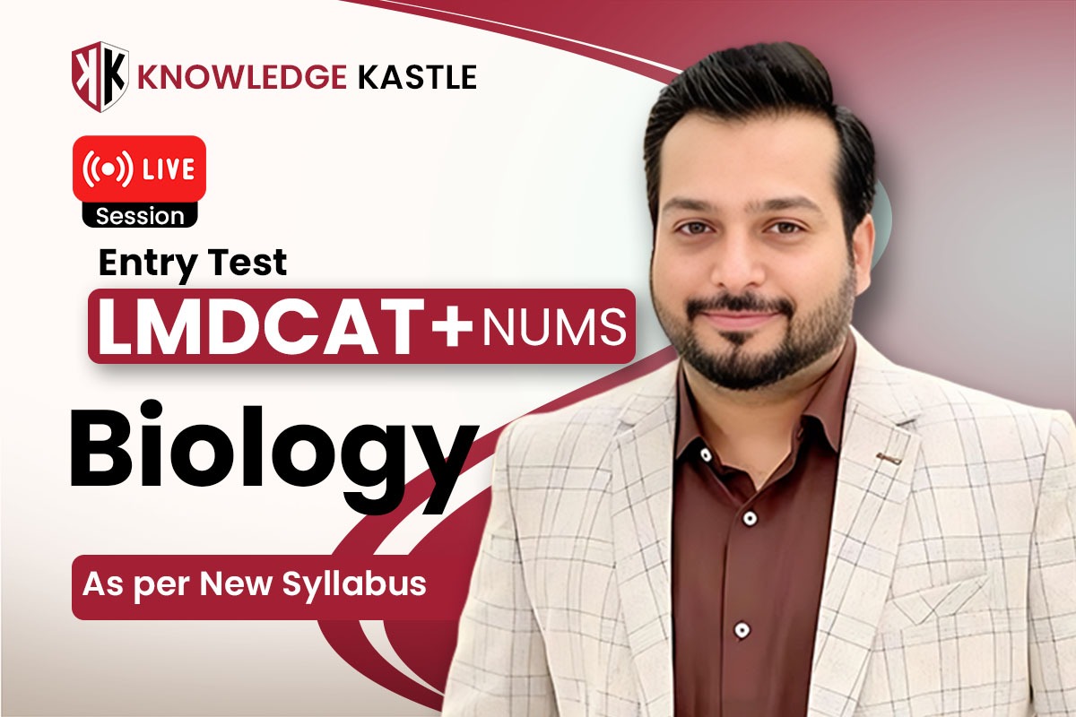 Abdullah Asif LMDCAT Biology Live Session