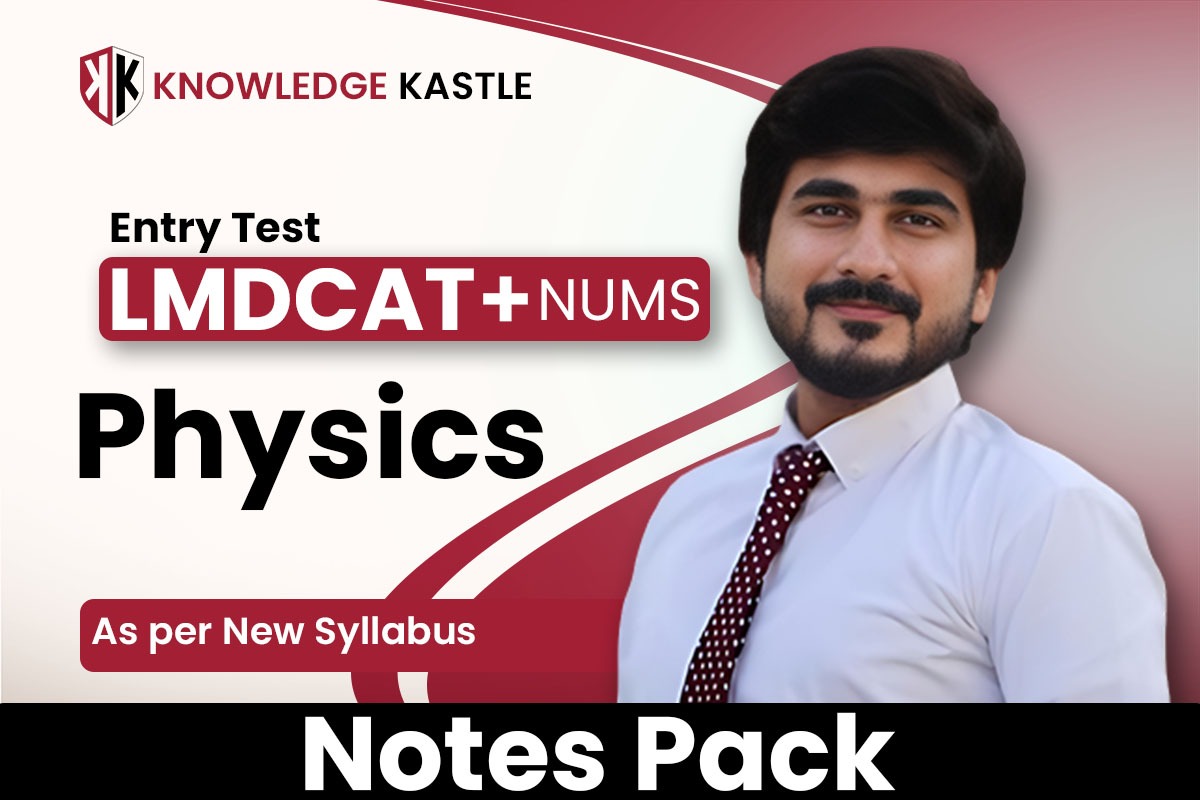 Ahmed Raza LMDCAT Physics Notes Pack