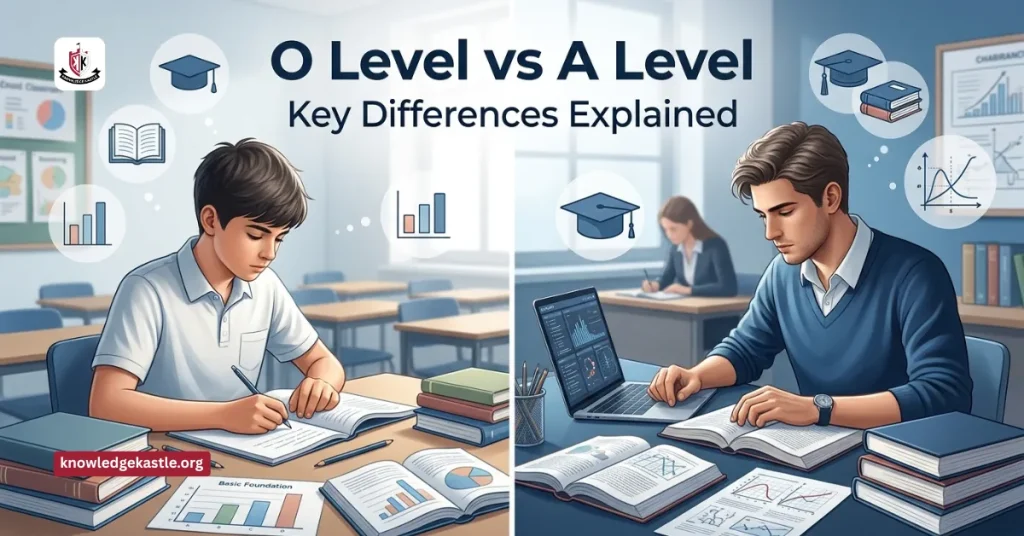 What are the key differences between O Level and A Level programs