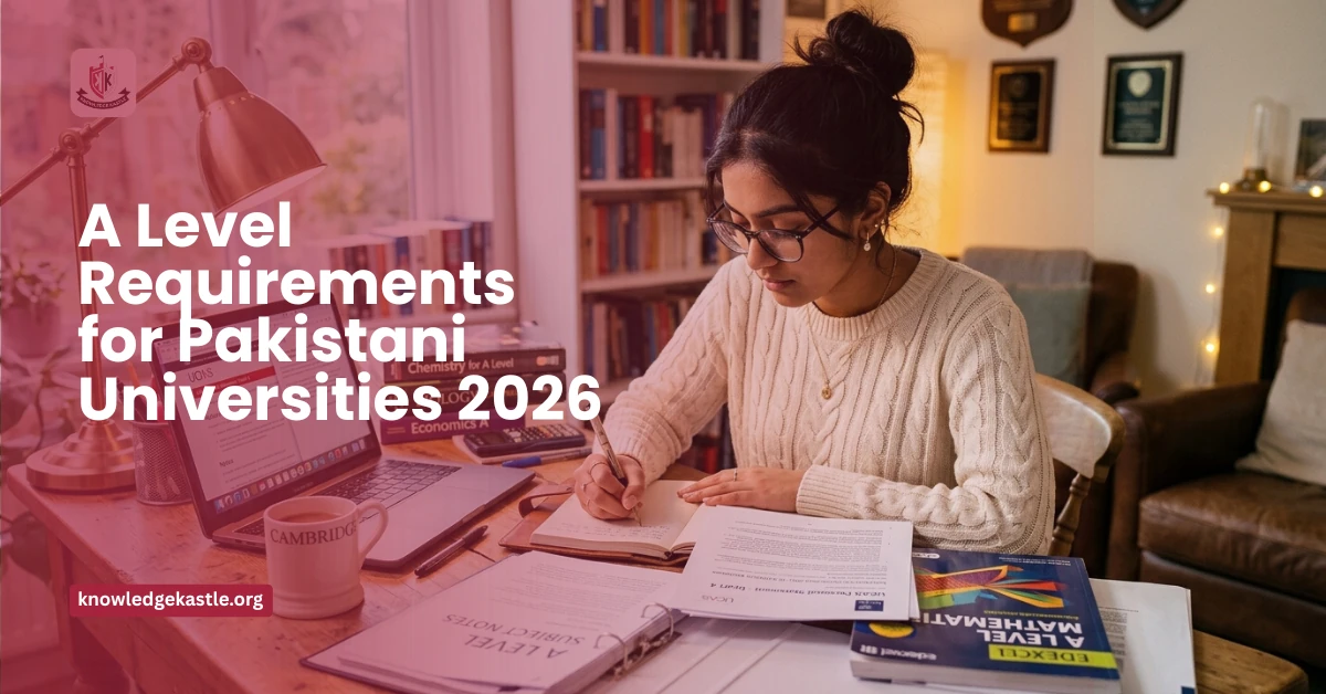 A Level Requirements for NUST, LUMS & Top Pakistani Universities
