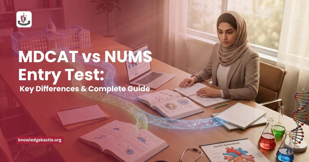 MDCAT vs NUMS Entry Test: Key Differences Every Medical Aspirant Should Know